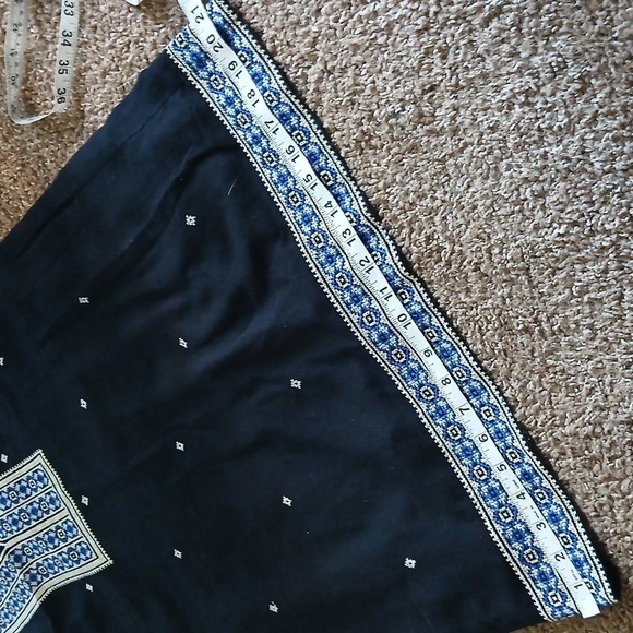 Madewell black boho midi dress side 6 - Picture 12 of 12